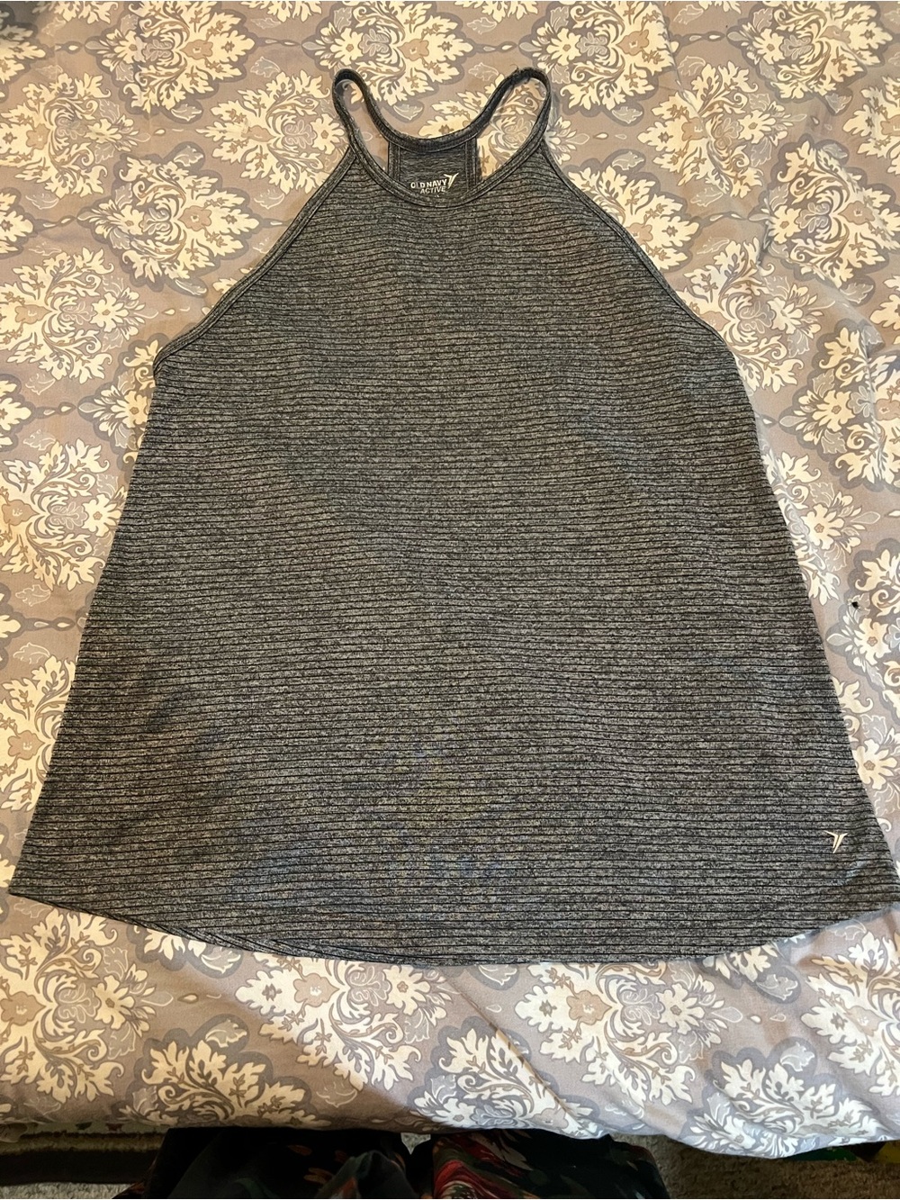 Old Navy Active Charcoal Heather Racerback Tank